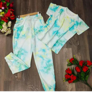 GRECIILOOKS Women's Round Neck Top & Bottom Sets